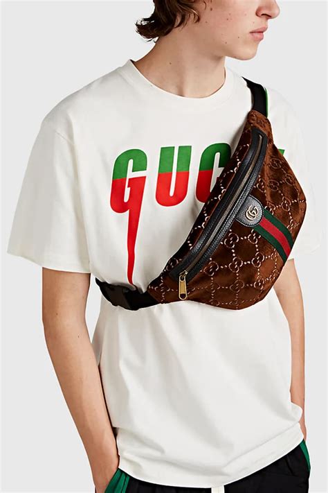 gucci gg monogram belt bag|gucci monogram belt bag brown.